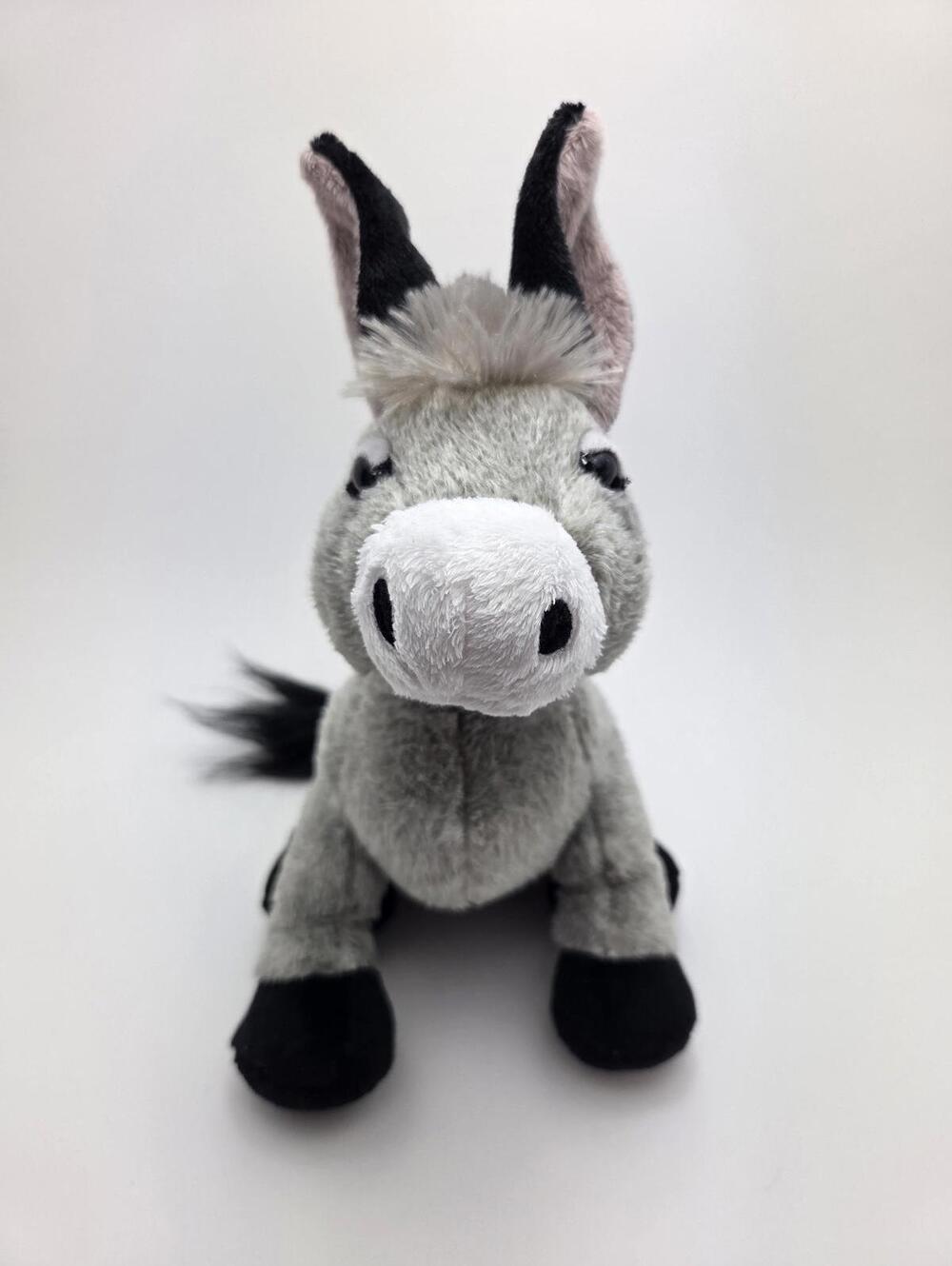 Vintage Webkinz Donkey with No Tag, Ganz Plush (9 inch)